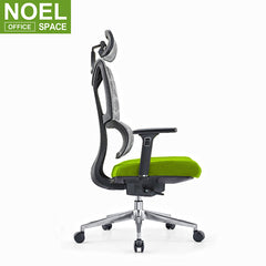 Roma-H (Injection molded foam), Ergonomic design chair comfortable multi-function executive mesh office chair with PU castor office chair
