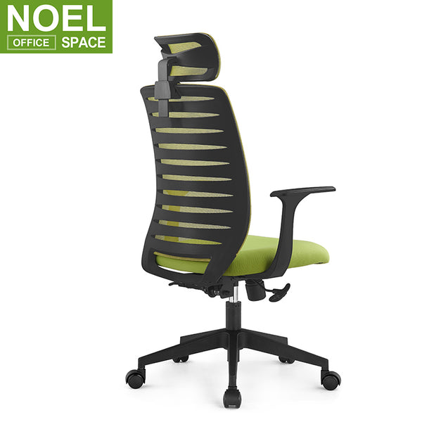 Angel-H, Green ergonotic chair for office mesh chair for boss Fix arm chair for staff