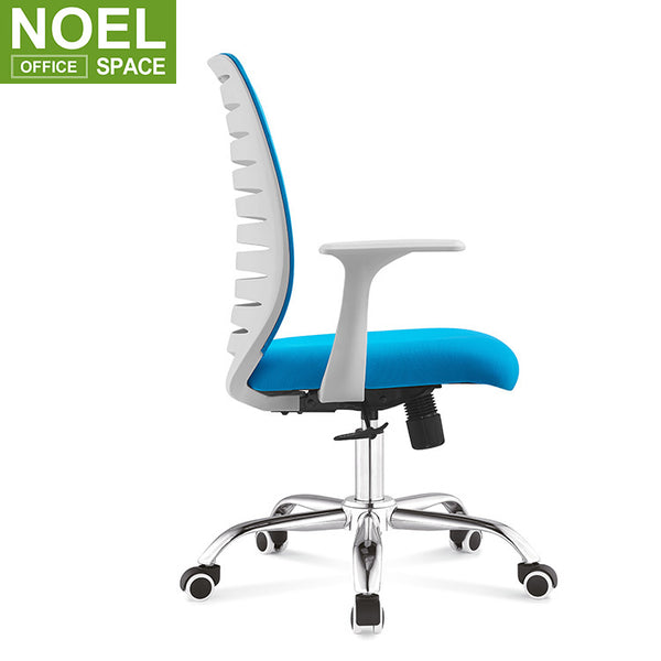 Angel-M, Mesh back fabric seat mid back simple design staff office furniture office