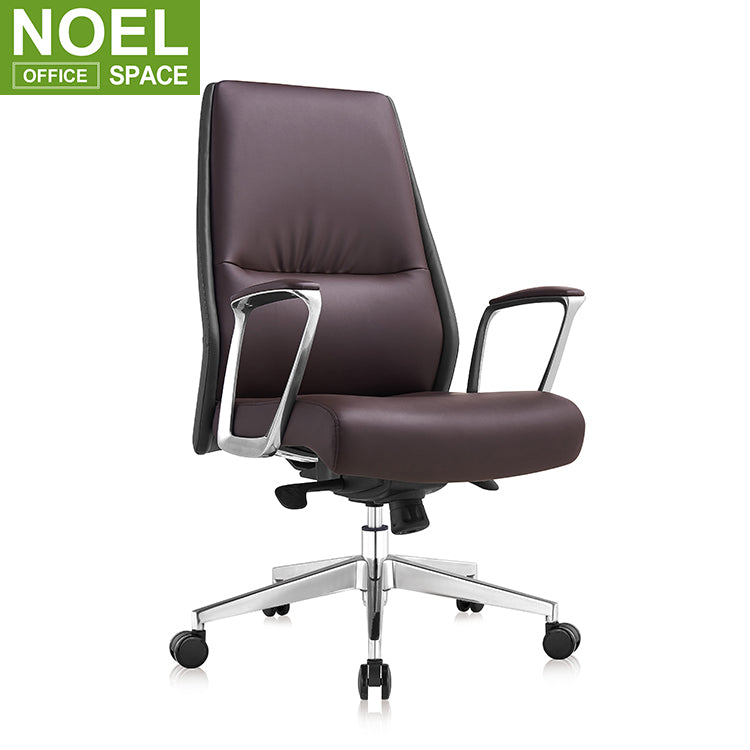 Borg-M, High quality modern PU leather Leisure adjustable luxury office armchair swivel chair