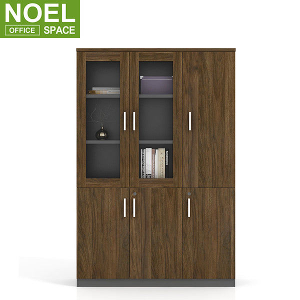 High-quality Environmentally friendly E1 Grade MFC material office Three-door filing cabinet
