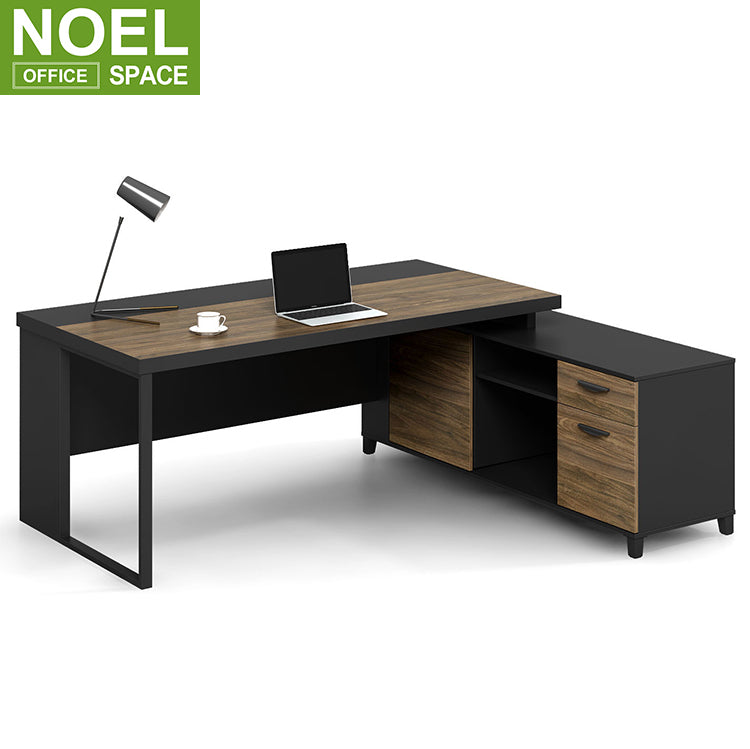 Modern Luxury Home Office Desk Table Wooden Computer Executive