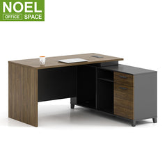 luxury Simplicity wooden cover standard size modern L Shaped Executive Desk