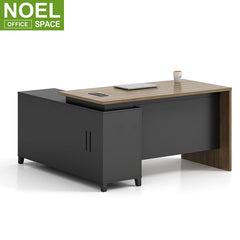 luxury Simplicity wooden cover standard size modern L Shaped Executive Desk