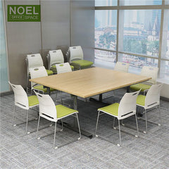 Candice, Wholesale Plastic Seat and back with mesh fabric seat chromed metal legs stackable chair