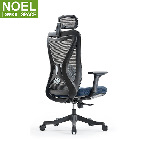 Colin-H, Manufacturer Commercial Furniture 3D Adjustable Fabric Ergonomic Office Chair