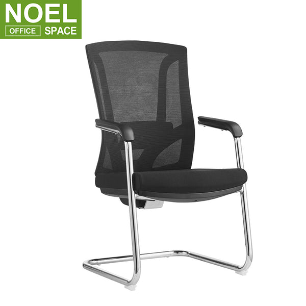 Super-V (Black nylon), Chair Design Furniture Meeting Office Chair with soft PU ampad
