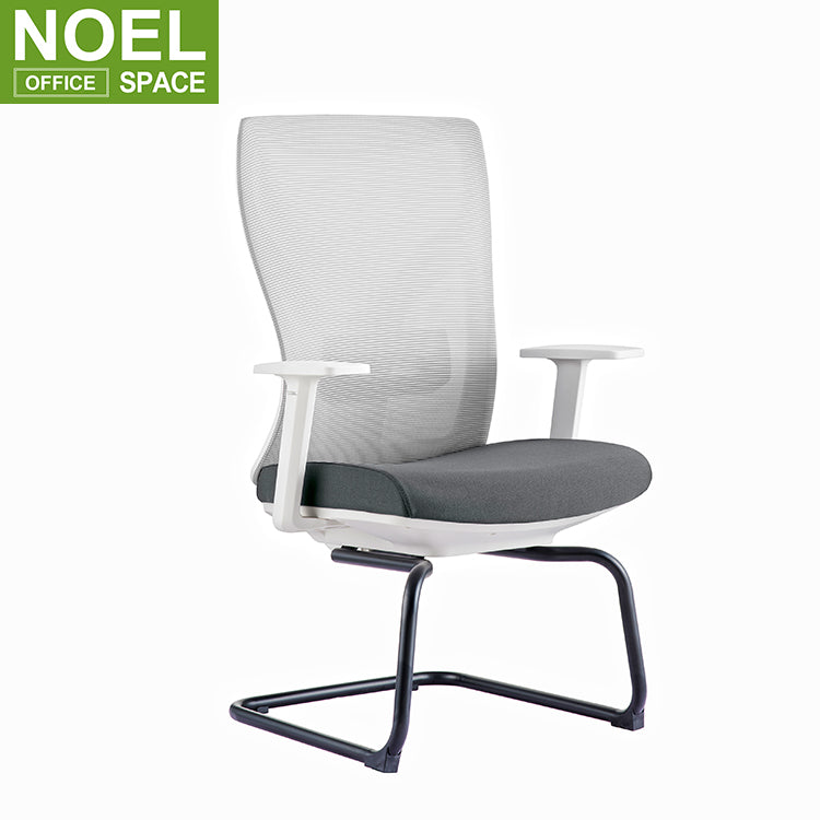 Venon-V (White PP), Quick shipping fabric cheap stackable office conference room chair