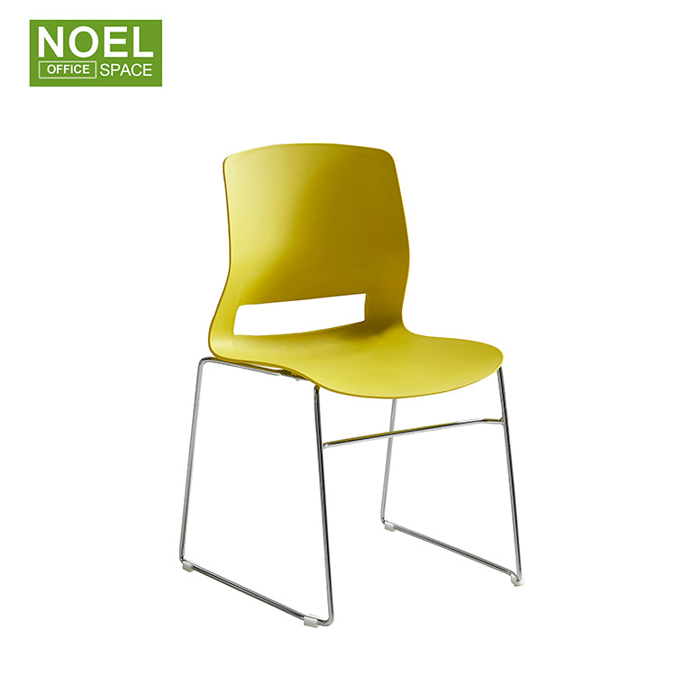 Dallas-T-S, China PP cover colors restaurant cafe modern office chair plastic seater plastic stackable chair