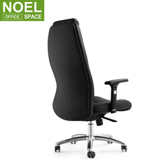Edwin-H, Chair Furniture Ergonomic Chair Office Black Leather Office Chair