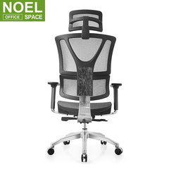 Farley-H, High back ergonomic mesh office chair with adjustable headrest (the whole chair can passed BIFMA standard)