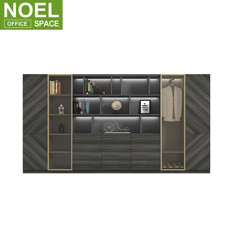 Luxury Office Furniture Design with closet telescopic clothes rail