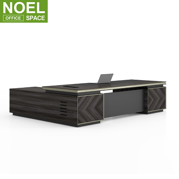Luxury Wood Table Modular Office Furniture Modern CEO Executive