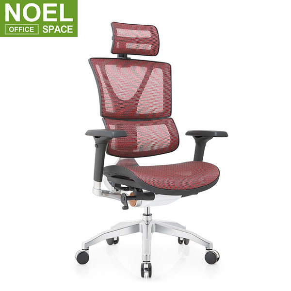 Hyman-H, High Back Multifunctional Ergonomic Chair Comfortable  Office Chair With Seat Sliding