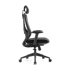 Imove-H, High back  ergonomic office mesh chair height adjustable armrest with curve PU armpad