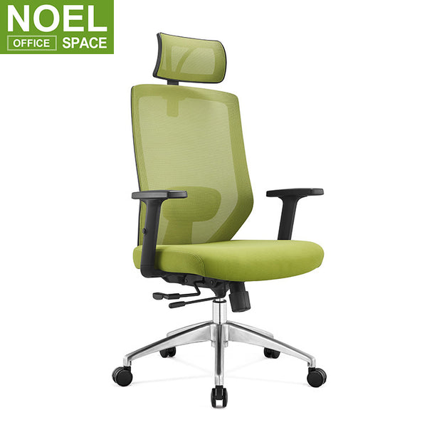 Joy-H, Modern ergonomic computer chair with recline tall aluminum directors chair women office chair