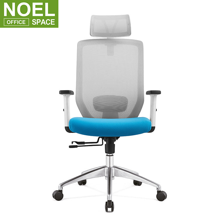 Joy-H, Boss ergonomic modern revolving mesh modern office desk chair with adjustable headrest in height