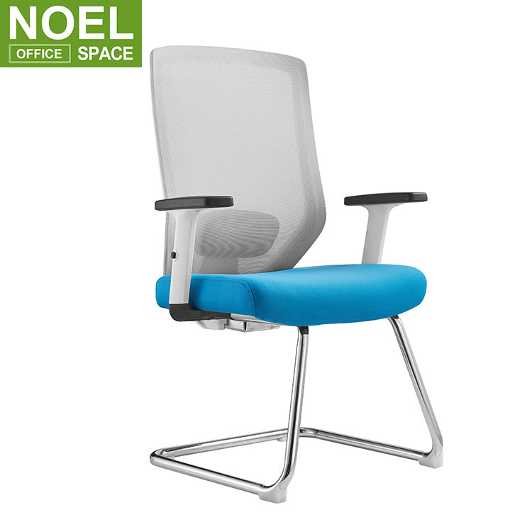 Joy-V, China office style Blue Gray chair ergonomic visitor chair