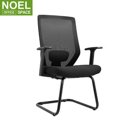 Joy-V, Wholesale black mesh ergonomic black metal frame fixed guest conference chair
