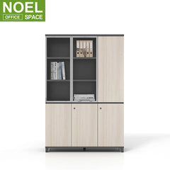 Wholesale Cheap office furniture wood file cabinet with glass doors