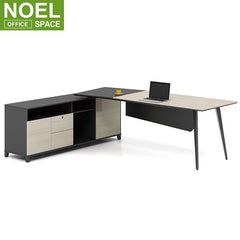 Classic Luxury L Shaped Conference Desk Meeting Table Desk Chairman Office Furniture