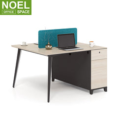 Saving space office furniture two sides face to face office modular 2 person workstation