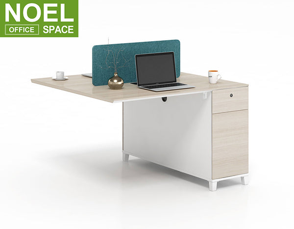 2 staff extension workstation  desk organizer for office furniture with lockers