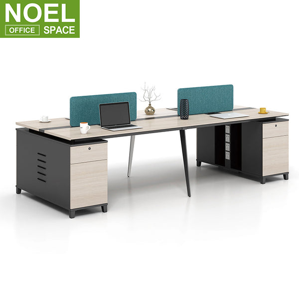 Wholesale Simple Design Office Desk With Partition 4 Person Computer Office Desk Office Workstation
