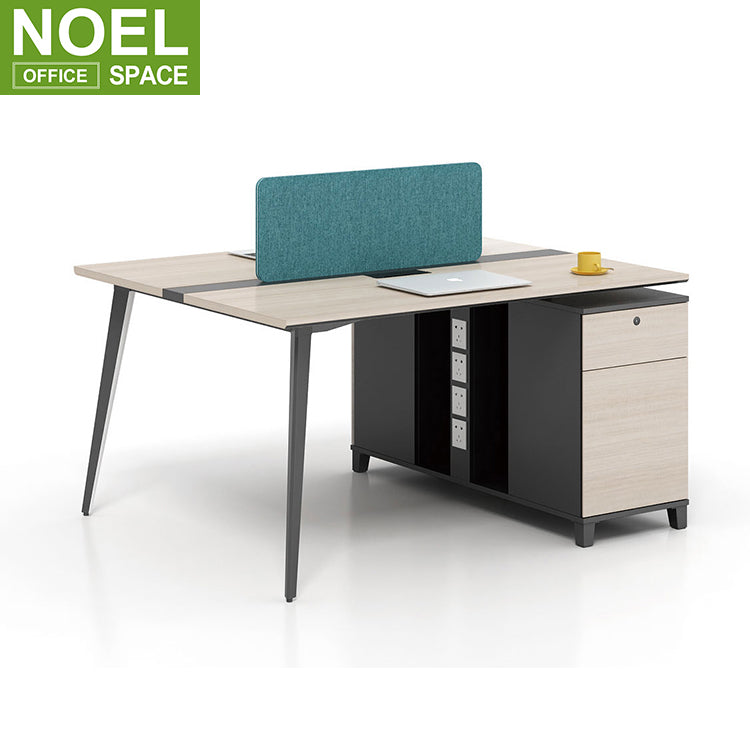 New arrivals computer workstation mdf two people workstation