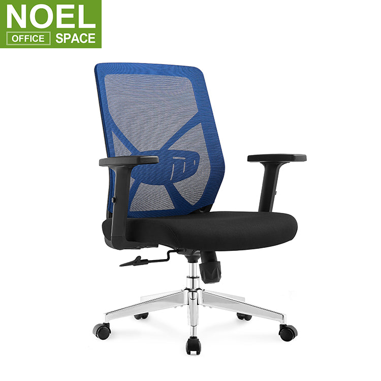 Lenny-M, Hot Sale Swivel Staff Mesh Task Chair Revolving Manager Executive Office Chair