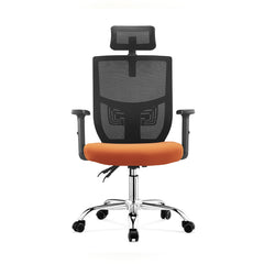Lisa-H，high back ergonomic mesh office chair full backrest is 6CM height adjustable