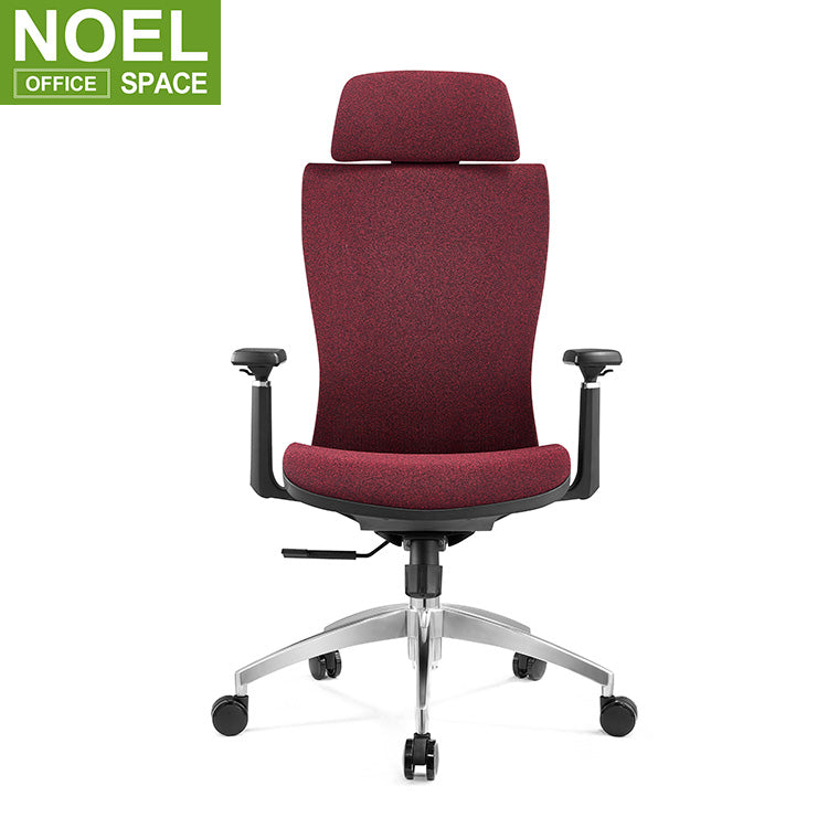 Luke-H, executive swivel office chair ergonomic luxury modern office chair red