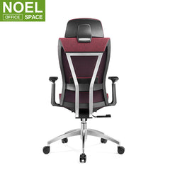 Luke-H, executive swivel office chair ergonomic luxury modern office chair red