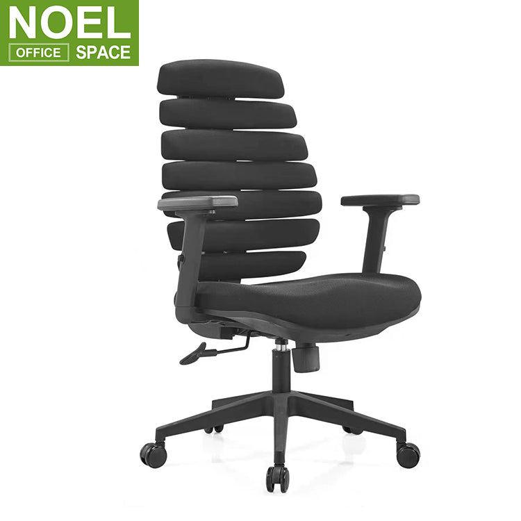 Mark-M, feasured swivel office chair special cushion with adj. armrest