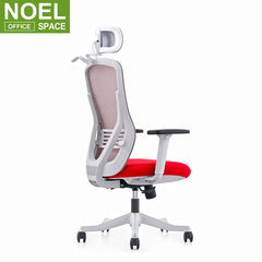 Maro-H (Grey PP+3D arm), Cheemay mesh ergonomic high back executive chair in office chairs