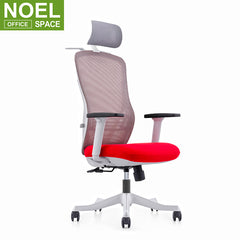 Maro-H (Grey PP+3D arm), Cheemay mesh ergonomic high back executive chair in office chairs