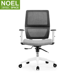 Mars-M(White PP), 360 Revolving Executive Swivel Chairs Cheap Black White OEM Fashionable Style Modern Adjustable Furniture Office Chair