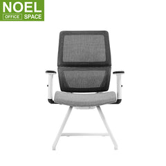 Mars-V(White PP), Mid back Furniture chair simple design synthetic leather best ergonomic office chair