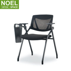 Melody (Black frame + writing borad),Office chair adjustable backrest armrest mesh new product meeting modern cheap office training chair with writing board