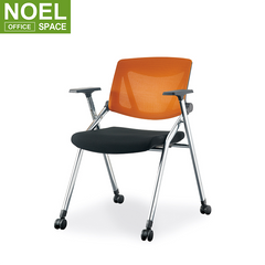 Melody (chrome frame + castors), Factory wholesale new training chair high quality executive fashion mesh conference office chair with wheels