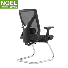 Mike-VA (Mesh seat), Black Office Visitor Chair Mid Back Office Chair Back Pquality Office Chairs