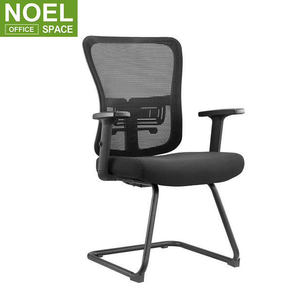 Mila-V, Best price commercial furniture black office adjustable mesh chair from China
