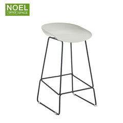 Neil-M, Modern European style high chair with metal legs pp seat bar chair