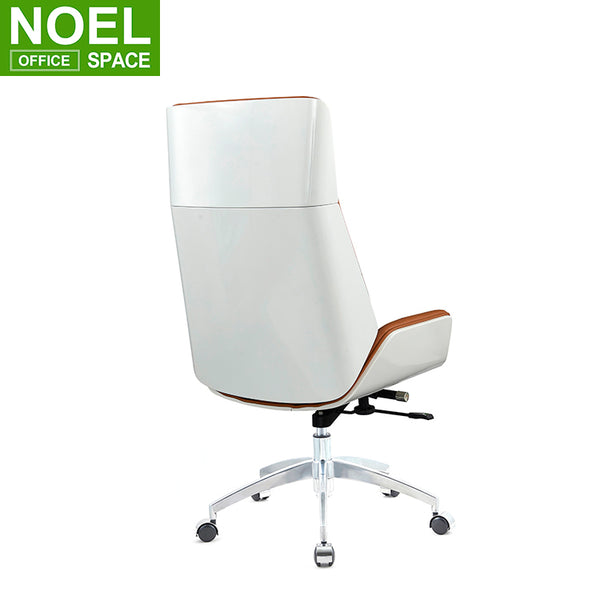 Nando-H, High back nordic luxury office furniture fashionable leather boss manager executive chair