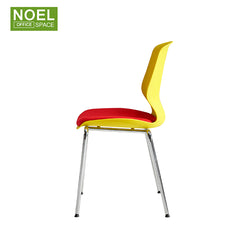 Nash-FL, Visitor chair New material PP back and seat chair can be stacked
