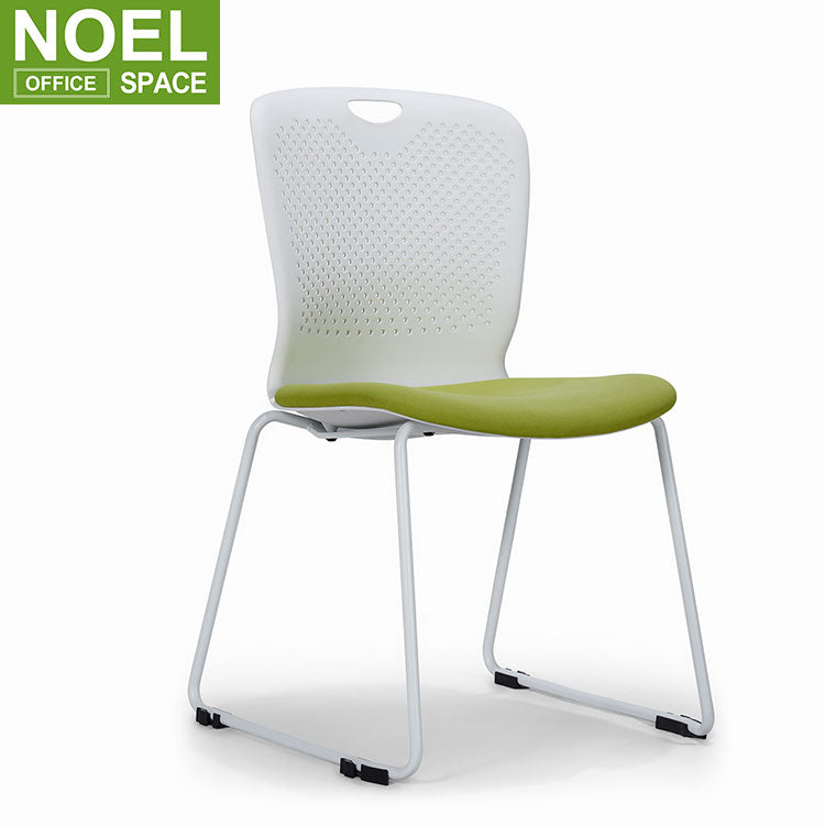 Nico, Modern design training chair with no armrests more color