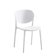 Nolan, new material simple chair stackable multi-color
