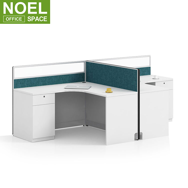 4 Seater Staff Computer Workstation Cubicle Modern Office