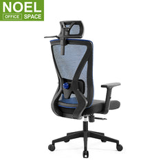 OKA-H, Oka-H (Blue nylon mesh), Blue Gaming Chair Office Chair Ergonomic Furniture High Back Office Chair