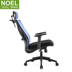 OKA-H, Oka-H (Blue nylon mesh), Blue Gaming Chair Office Chair Ergonomic Furniture High Back Office Chair